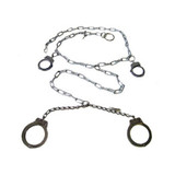 Chicago Model 3750 Belly Chain Cuffs Attached "H" Style to Leg Irons