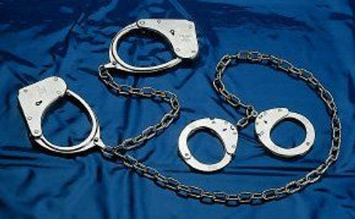 Clejuso Model 128M Combination Handcuffs with Leg Irons