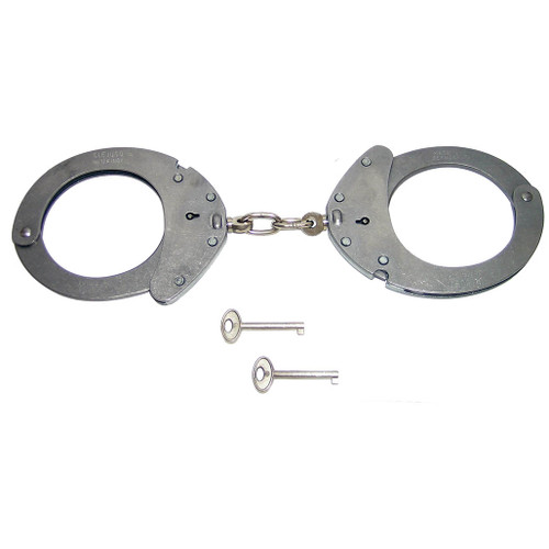 Clejuso Model 12A Oversized Stainless Steel Handcuffs