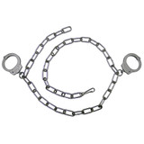 CTS Thompson Model 7008 Hardened Waist Chain w/1008 Tri-Max Handcuffs