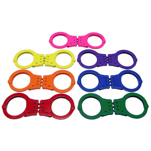 CTS Color Coated Hinged Handcuffs