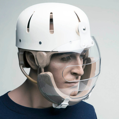 Humane Restraint Hard Shell Protective Helmet w/Face Shield