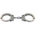 Hiatt Model 2010-HD Standard Nickel Chain Handcuffs with Double Key Hole