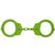 Peerless Green Aluminum Handcuffs