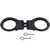 Peerless Model 802C Hinged Black Handcuffs