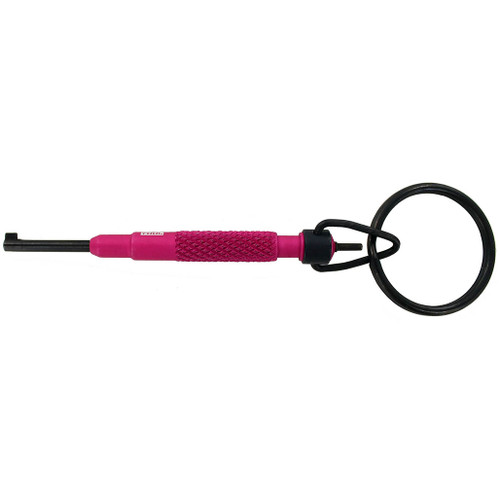 Zak Tool #10 Round Swivel Pink Handcuff Key