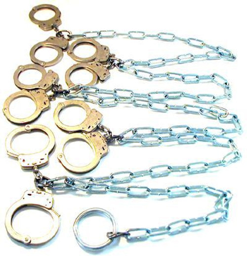 Peerless DOUBLE Handcuff Gang Chains (2-10 Positions)