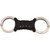 TCH Model 842 Dual Key Hole Rigid Nickel Handcuffs