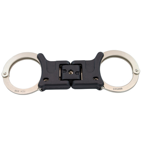 TCH Model 850 Premier Folding Rigid Nickel Handcuffs