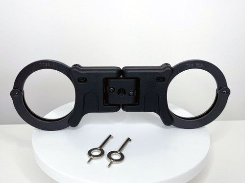 TCH Model 852B Premier Folding Rigid Black Handcuffs
