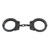 Dual Key Hole Standard Black Handcuffs