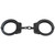 TCH Model 802B Dual Key Hole Standard Black Handcuffs