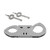 Yuil Model M-05 Stainless Steel Thumbcuffs