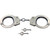 Yuil Model Y-01K Nickel Handcuffs with Silicone Lining